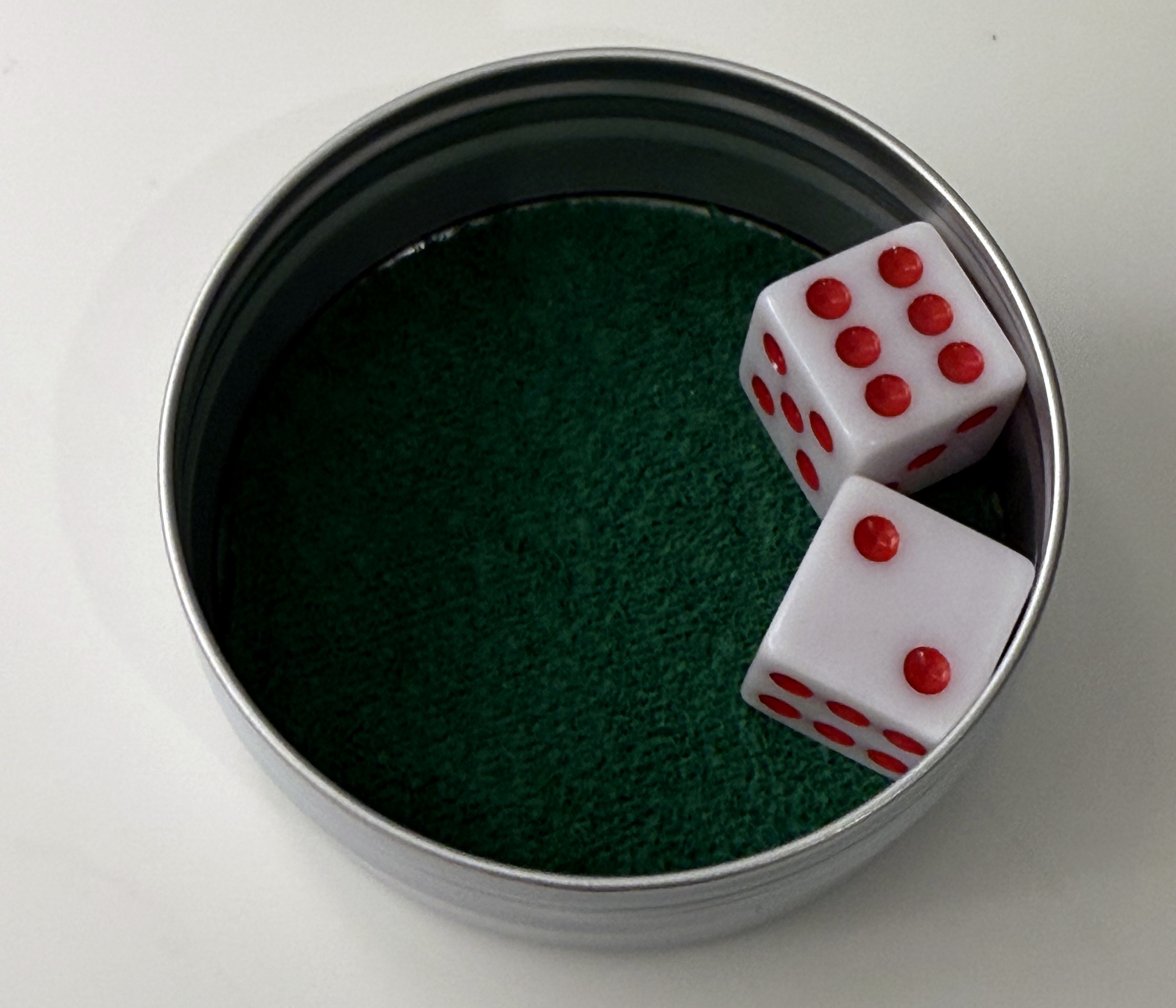 Tin doubles as rolling tray